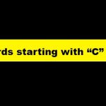 5 letter words Starting with C and P as the Fourth letter